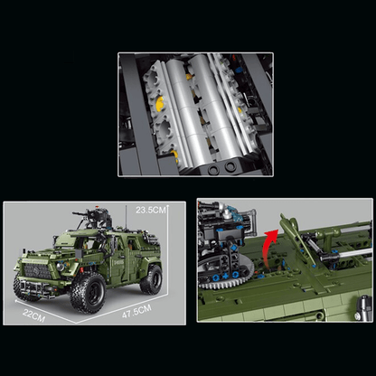 Remote Controlled Armoured Raid Vehicle | 3174pcs