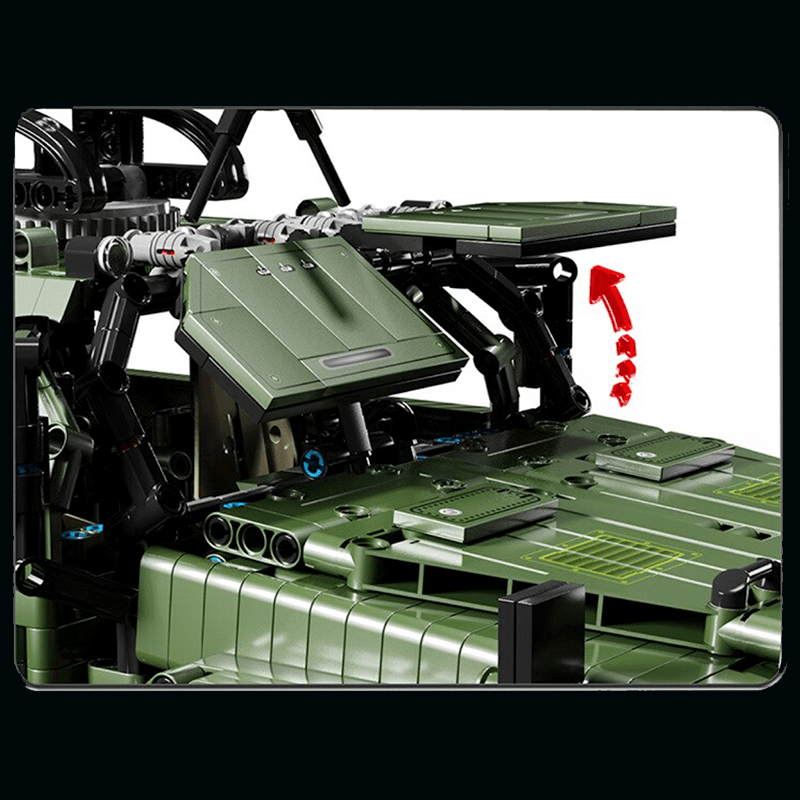 Remote Controlled Armoured Raid Vehicle | 3174pcs
