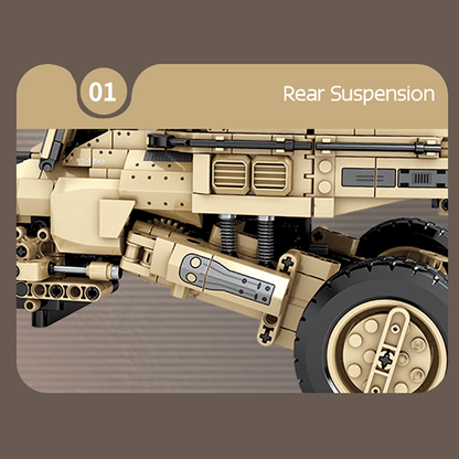 Remote Controlled Army Buggy | 1181pcs