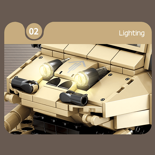Remote Controlled Army Buggy | 1181pcs