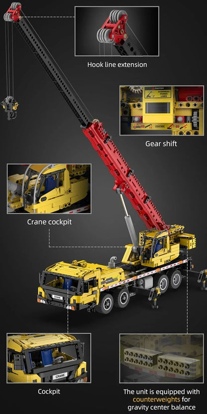 RC Mobile Crane | 1831pcs