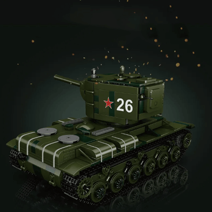 Remote controlled KV-2 tank | 897pcs