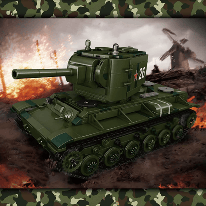 Remote controlled KV-2 tank | 897pcs