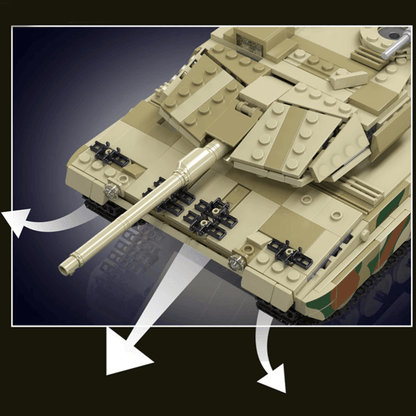 Remote Controlled Leopard Tank | 1090pcs