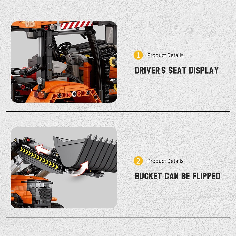 Remote Controlled Loading Tractor | 1496pcs