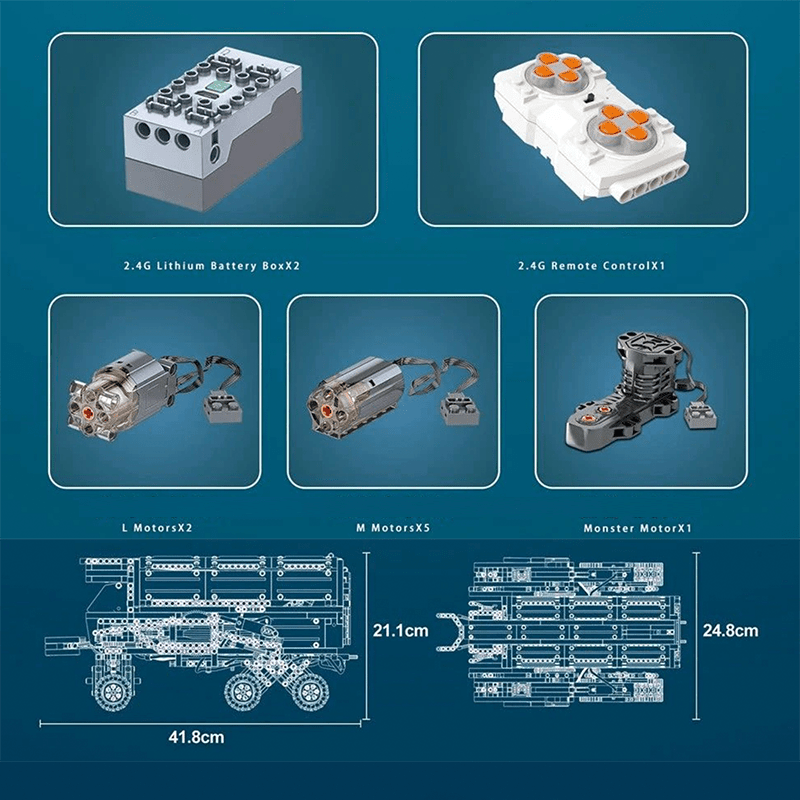 Remote Controlled Mars Buggy | 1608pcs