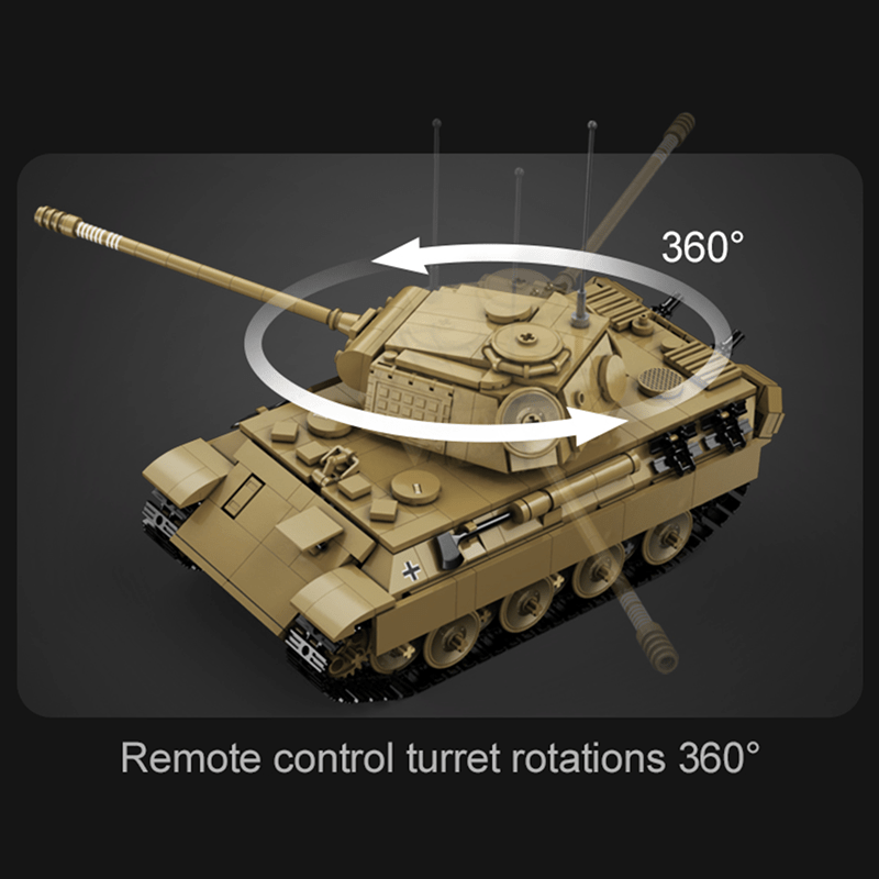 Remote Controlled Panther Tank | 906pcs