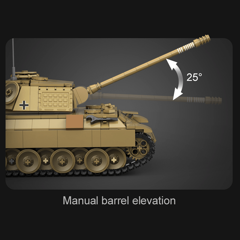 Remote Controlled Panther Tank | 906pcs