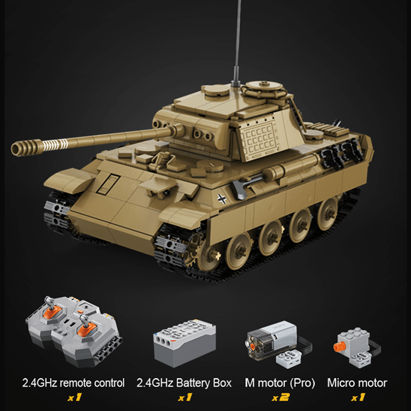 Remote Controlled Panther Tank | 906pcs