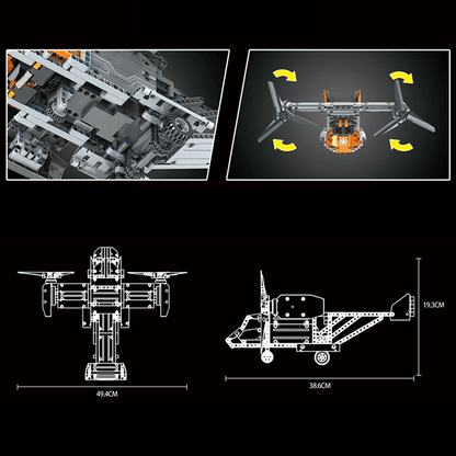 Remote Controlled Plane | 587pcs