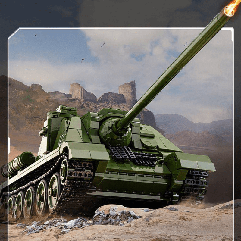 Remote Controlled SU-100 Tank Destroyer | 1700pcs