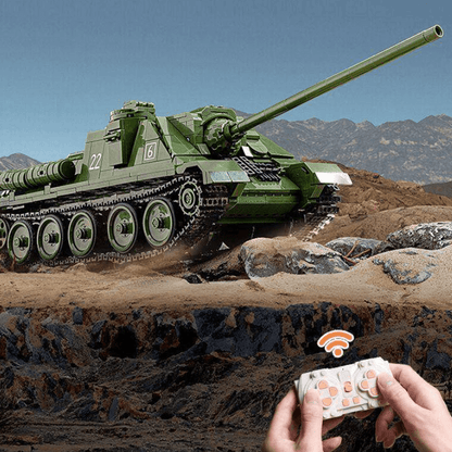 Remote Controlled SU-100 Tank Destroyer | 1700pcs