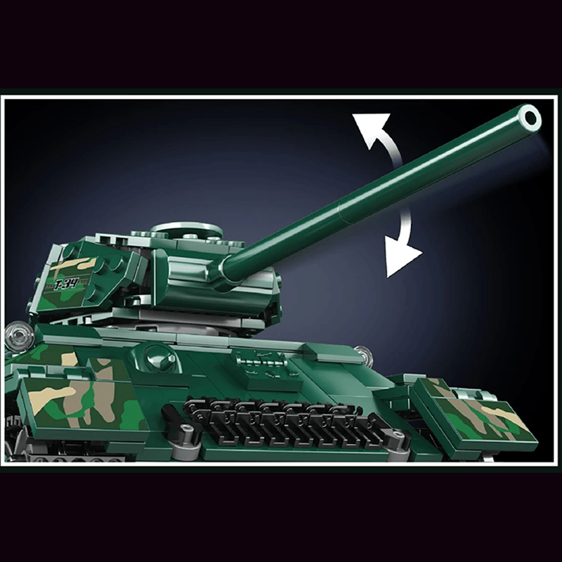 Remote Controlled T-34 Tank | 799pcs