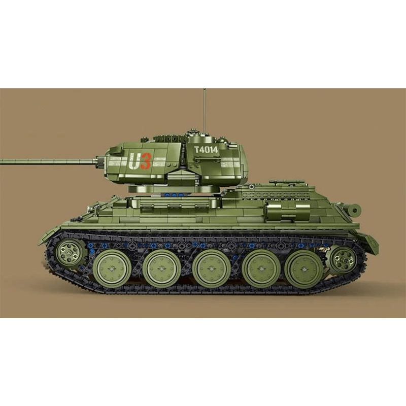 Remote Controlled T34 Tank | 2051pcs