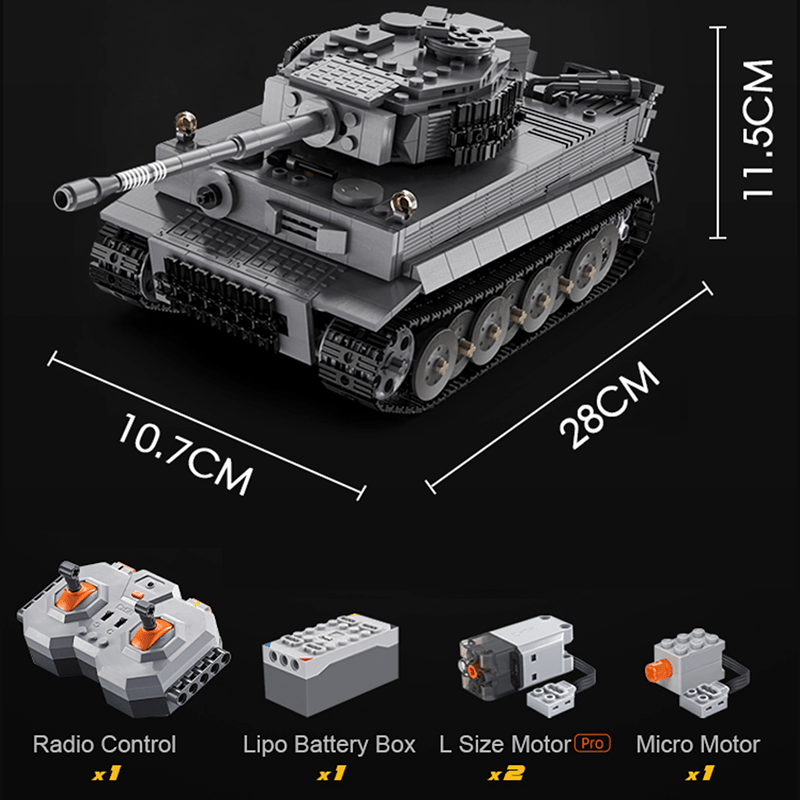 Remote Controlled Tank | 925pcs