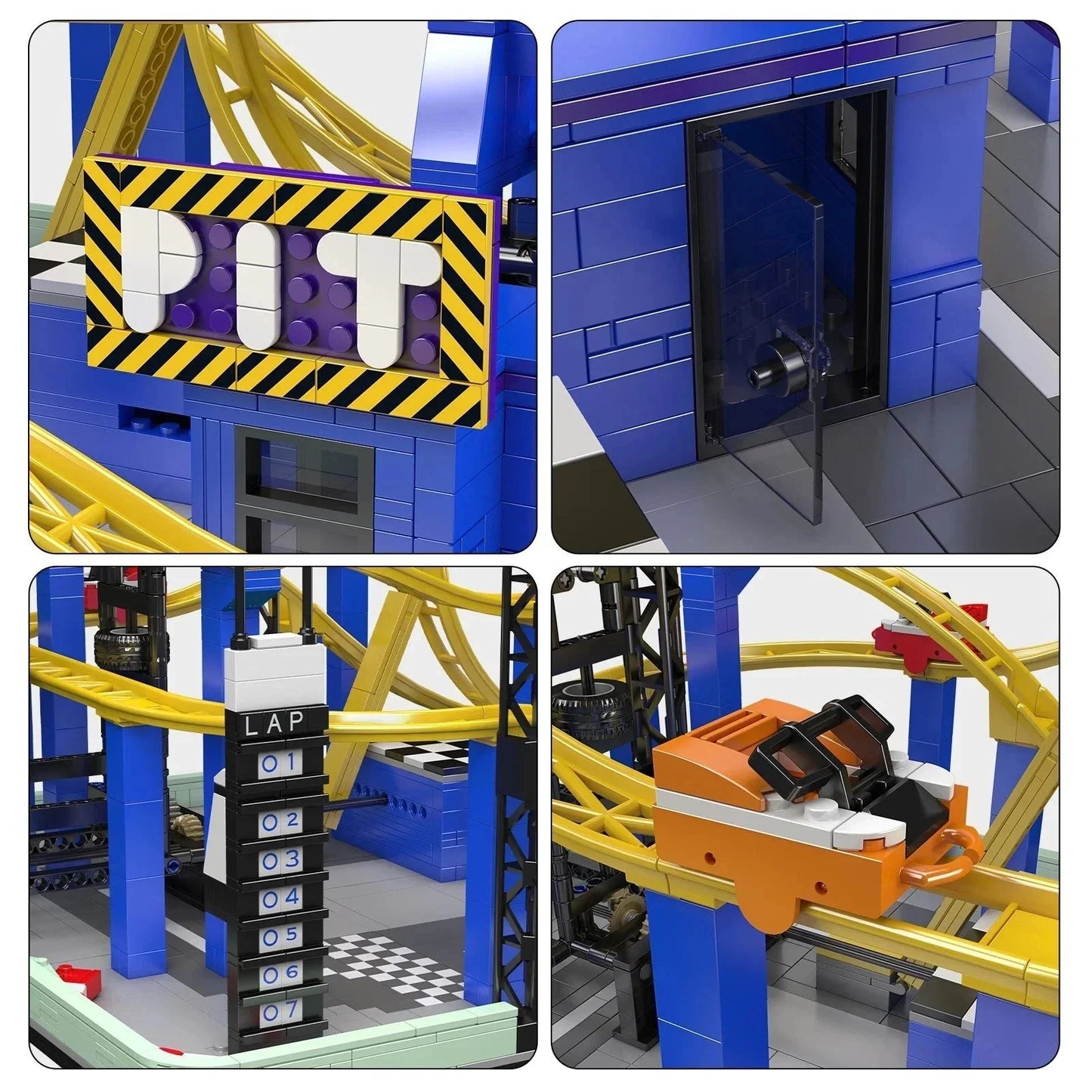 Spinning Roller Coaster Park | 1706pcs