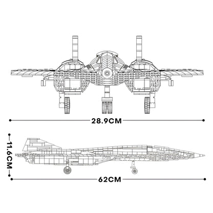 Sr-72 Reconnaissance Aircraft | 2073pcs