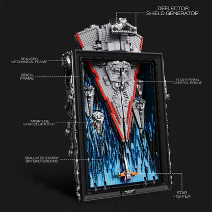 Star Destroyer 3D Painting | 5964pcs