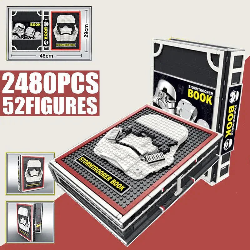 Star Wars Stormtrooper Book Bricks Toy | 2480pcs