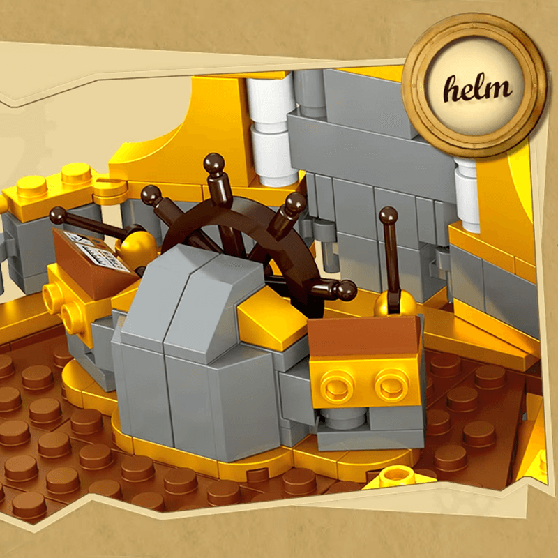 SteamPunk Airship | 3271pcs