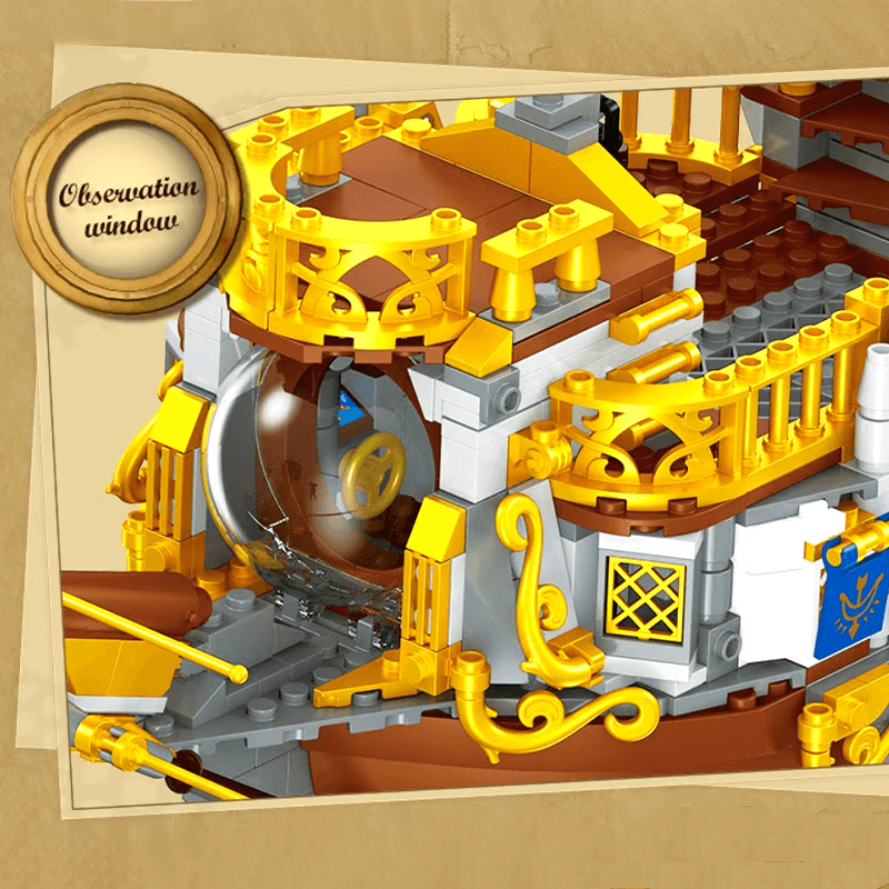 SteamPunk Airship | 3271pcs