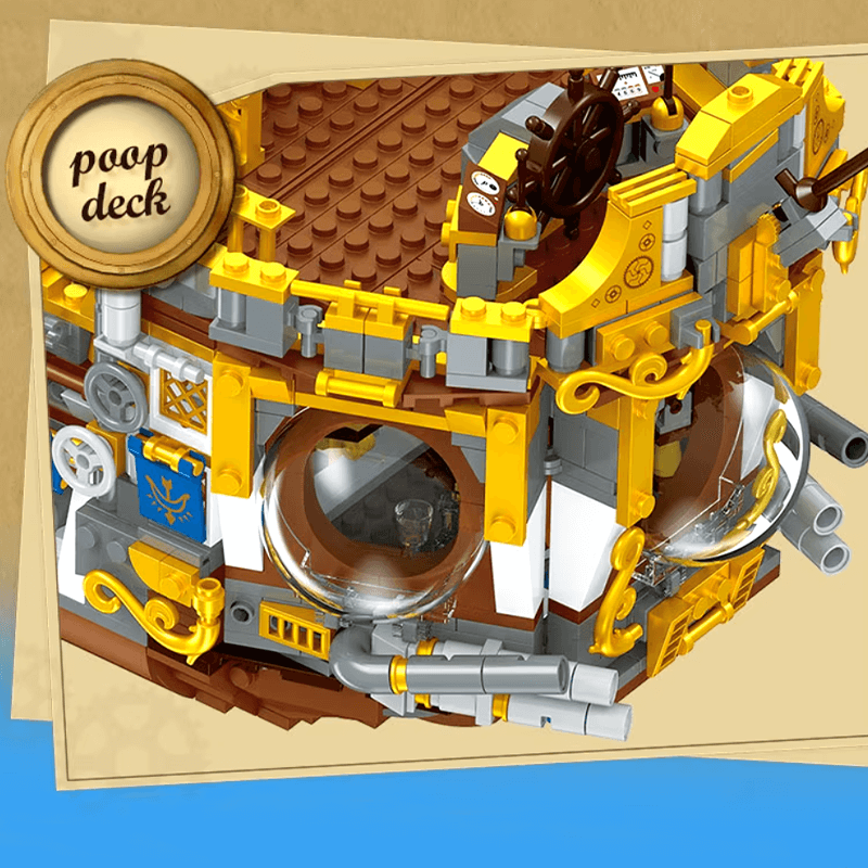 SteamPunk Airship | 3271pcs