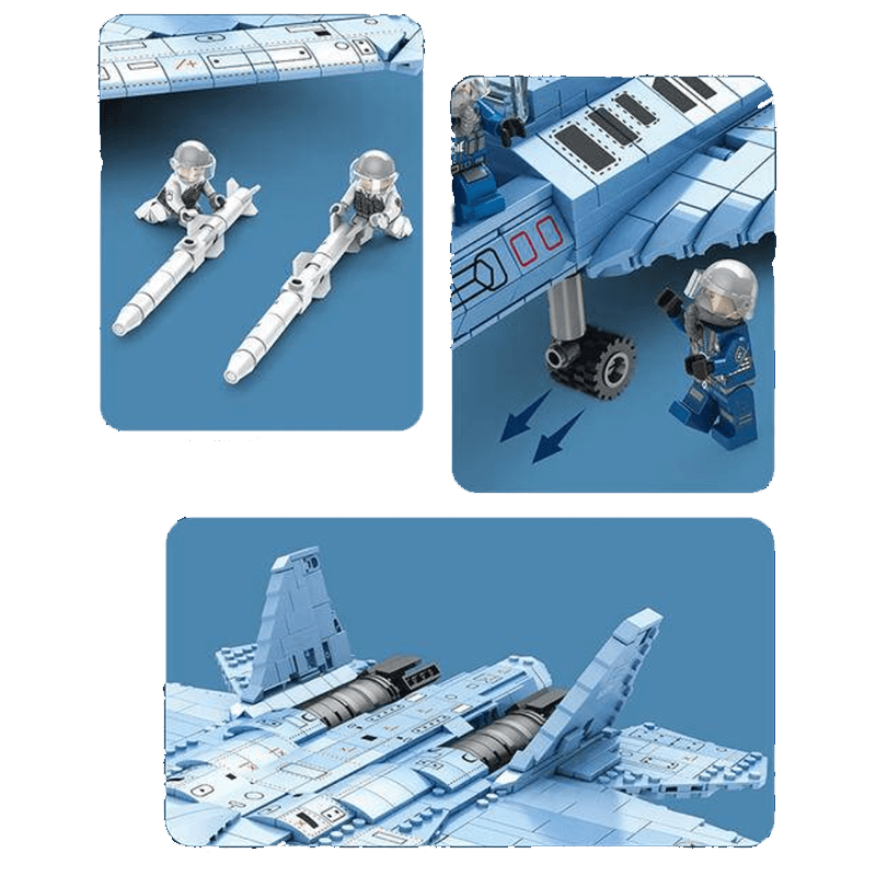 SU-57 Heavy Fighter | 1455pcs