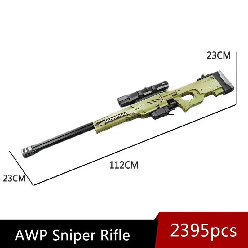 Super AWP Sniper Rifle Gun | 2395pcs