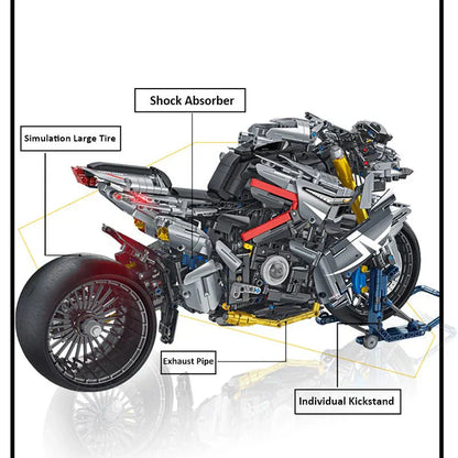 Hyper Naked Street Bike | 2426pcs