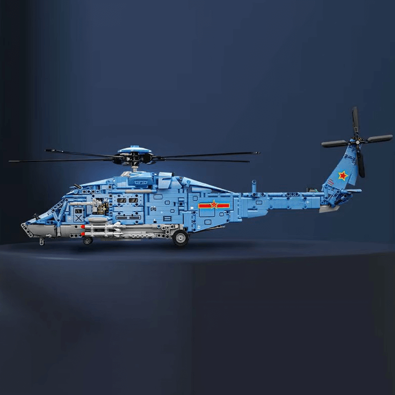 Tactical Gunship Helicopter | 1710pcs
