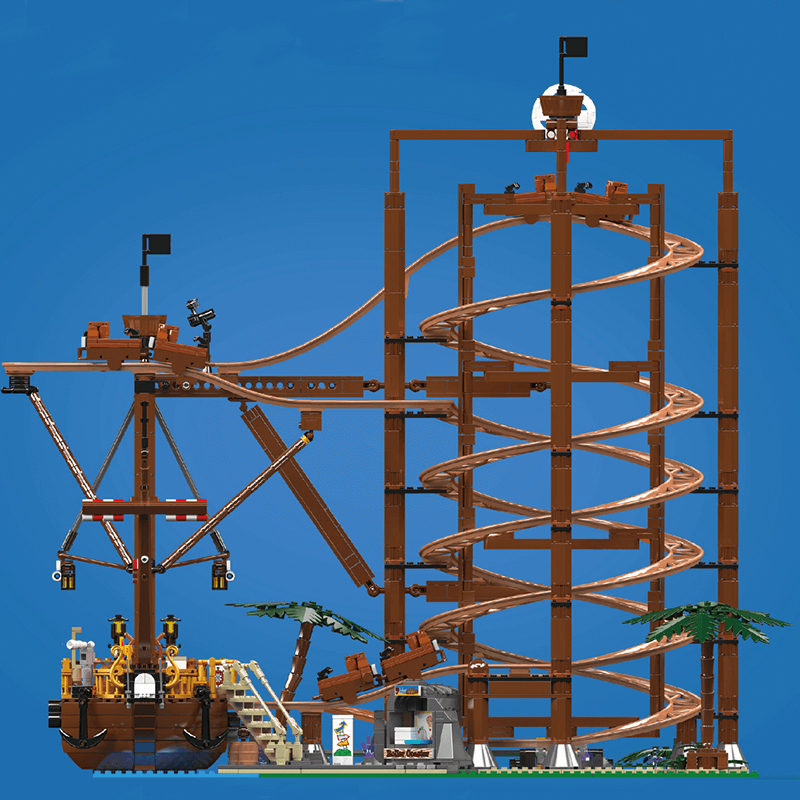 The Pirate Roller Coaster | 2173pcs