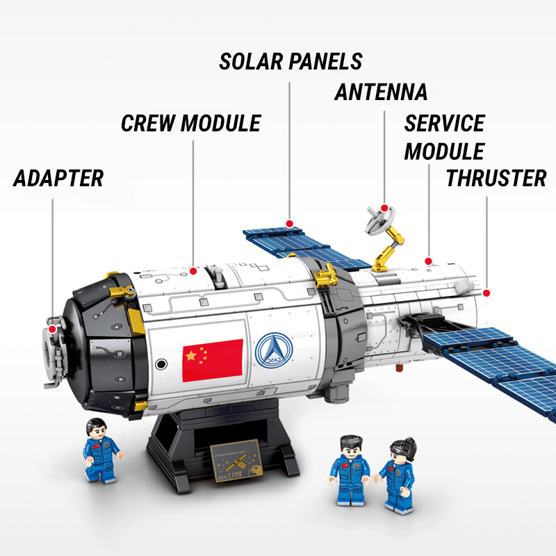 Tiangong 1 Spacecraft | 1001pcs