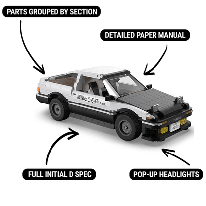 Toyota A86 Trueno JDM Drift | 1234pcs