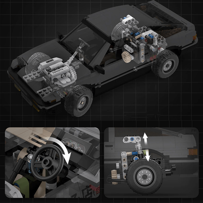 Toyota A86 Trueno JDM Drift | 1234pcs