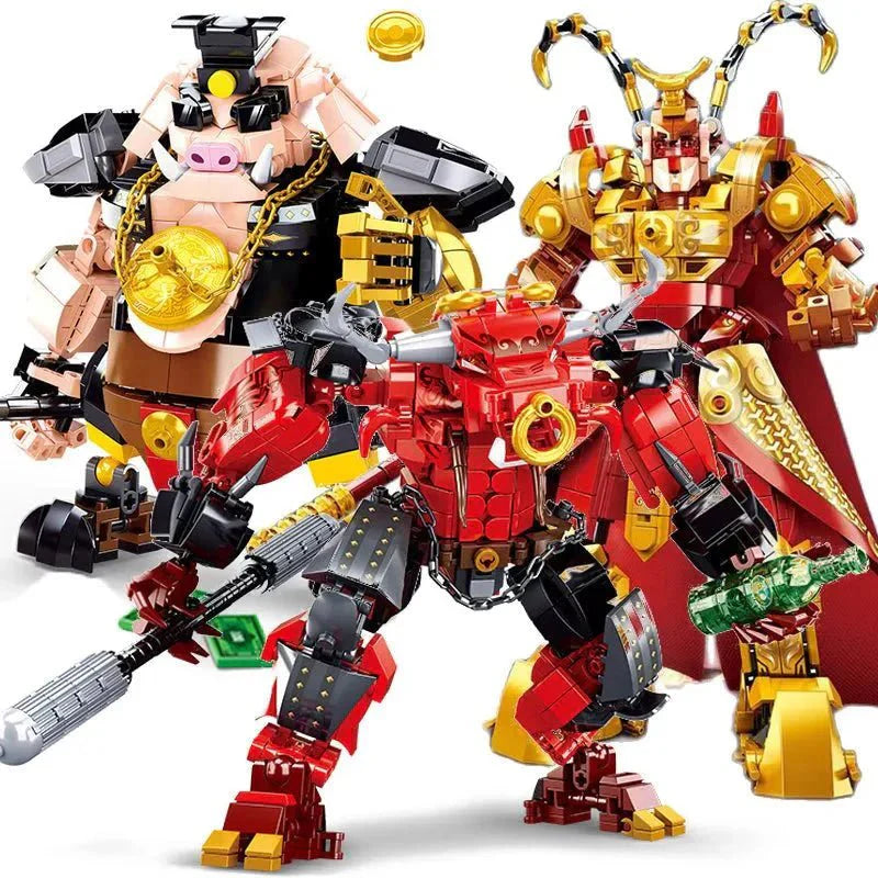 Transformers Bull Demon Mecha Warrior Bricks Toy | 606pcs