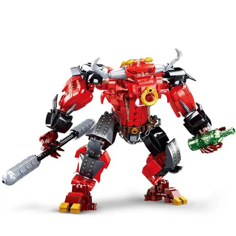 Transformers Bull Demon Mecha Warrior Bricks Toy | 606pcs