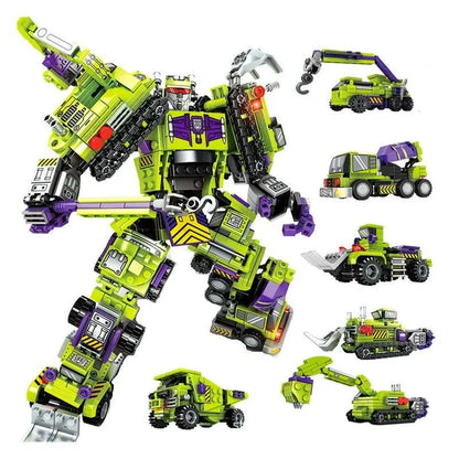 Transformers Mecha Robot Engineering Vehicle Bricks Toy | 709pcs