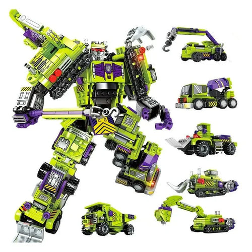 Transformers Mecha Robot Engineering Vehicle Bricks Toy | 709pcs