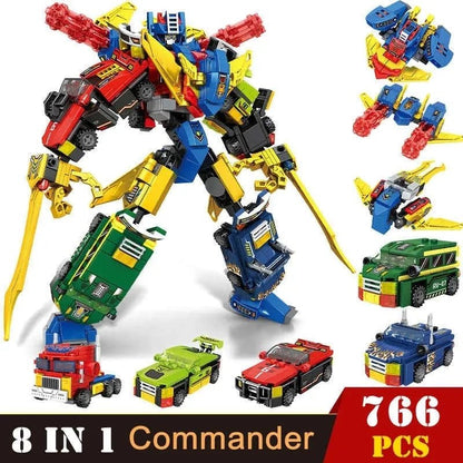 Transforming Super Commander Car Robot Bricks Kids Toys | 766pcs
