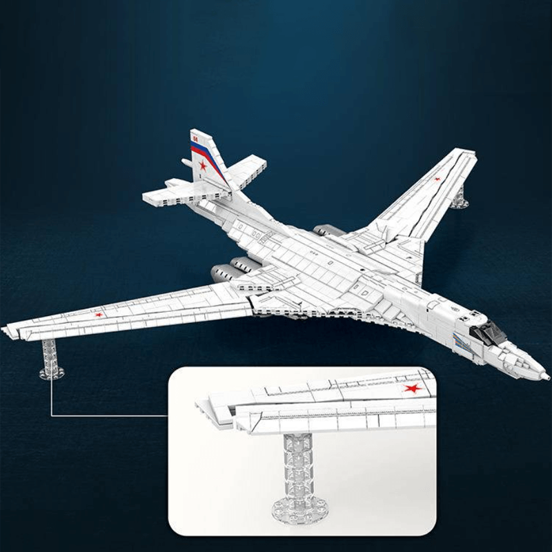 TU-160 Strategic Bomber | 1597pcs