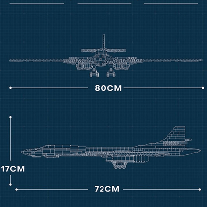 TU-160 Strategic Bomber | 1597pcs