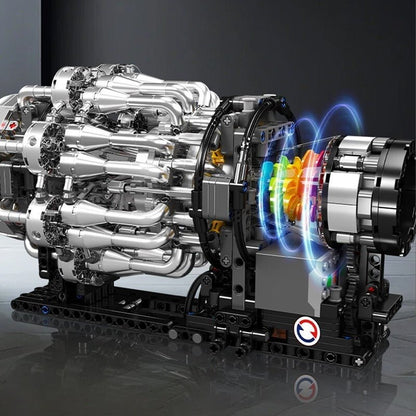 Turbojet Engine Model Kit | 1214pcs