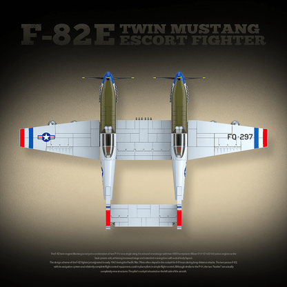 Twin-Fuselage Escort Fighter | 1107pcs