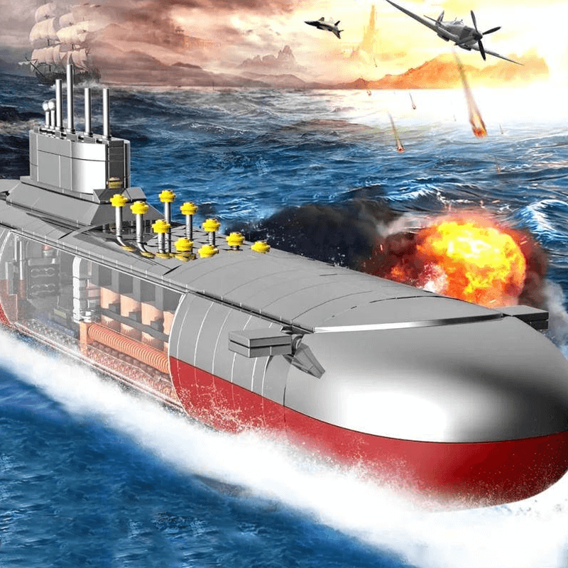 Type 9411 Nuclear Submarine | 1104pcs