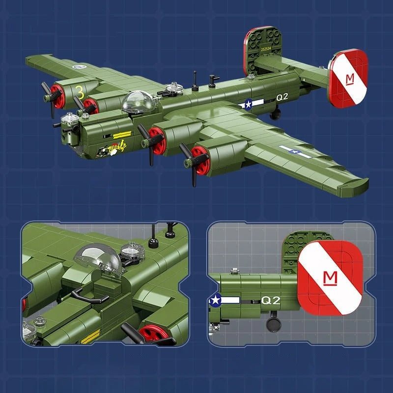 US B24 Long-range Strategic Bomber | 788pcs