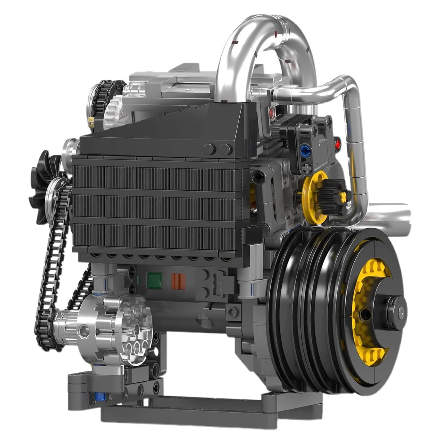 V8 Supercar Engine Kit | 739pcs