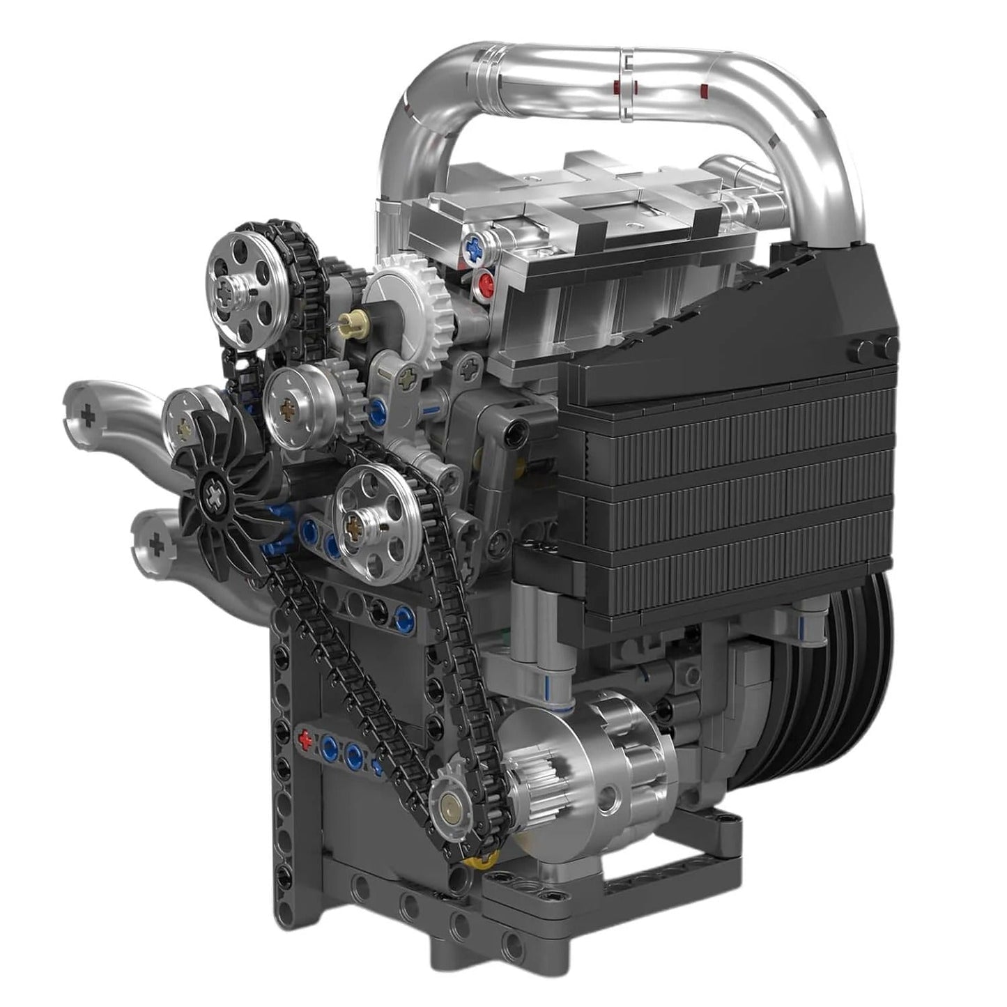 V8 Supercar Engine Kit | 739pcs