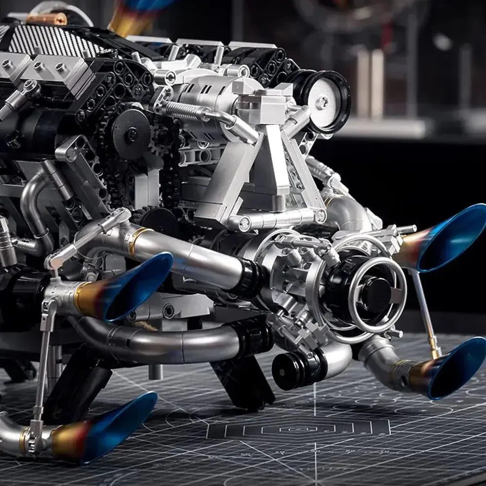 V8 Turbocharged Engine | 2773pcs