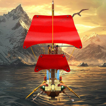 Viking Longship War Raider | 1465pcs