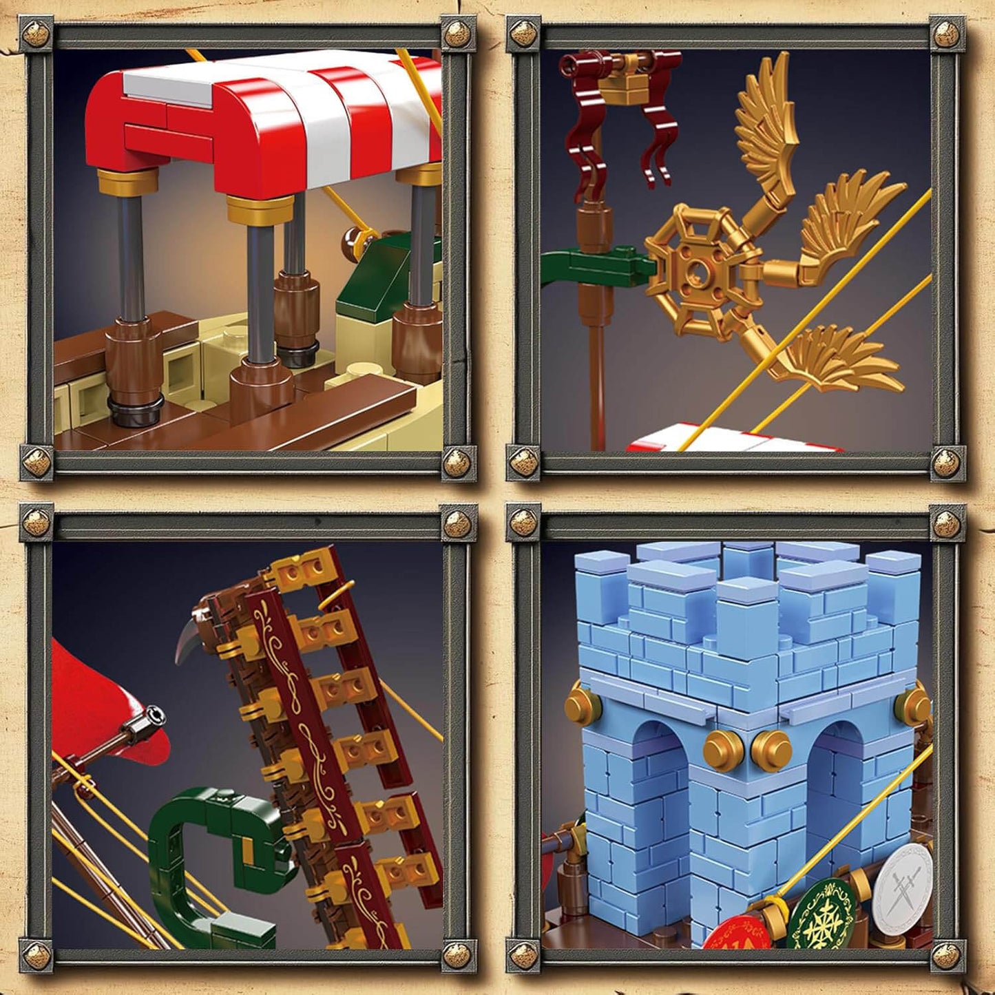 Viking Longship War Raider | 1465pcs